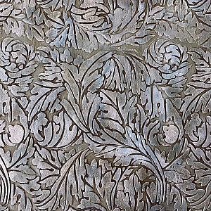 Трафарет - Геральдические листья малый - Фотография интерьере 4