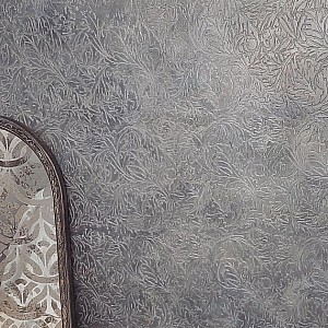 Трафарет - Геральдические листья малый - Фотография интерьере 8