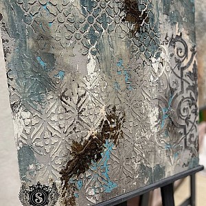 Трафарет - Аллюр - Фотография интерьере 14