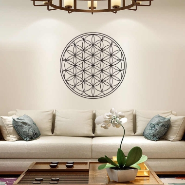 Трафарет - Цветок жизни инверсия Трафарет - Цветок жизни инверсия