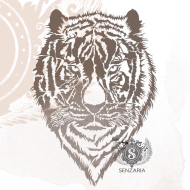 Трафарет - тигр Шера Трафарет - тигр Шера