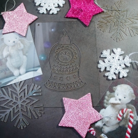 Трафарет - Колокольчик Трафарет - Колокольчик