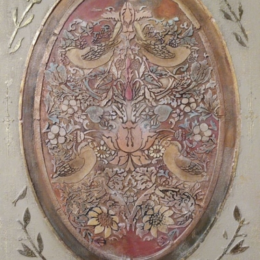 Трафарет - Клубничный воришка овал Трафарет - Клубничный воришка овал