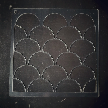 Трафарет - Чешуя