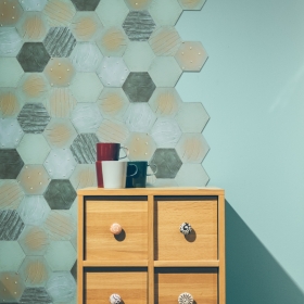 Трафарет - Шестигранники